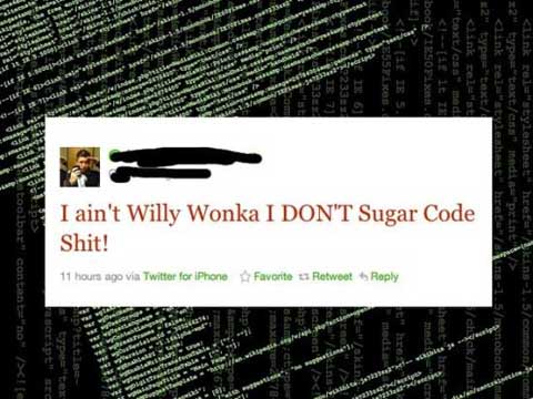 Dumbest People - I don't sugar code shit