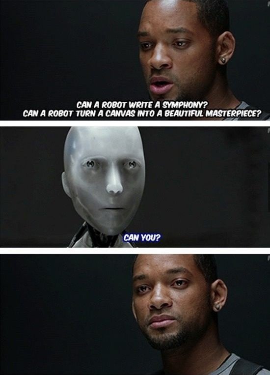 I robot will smith meme
