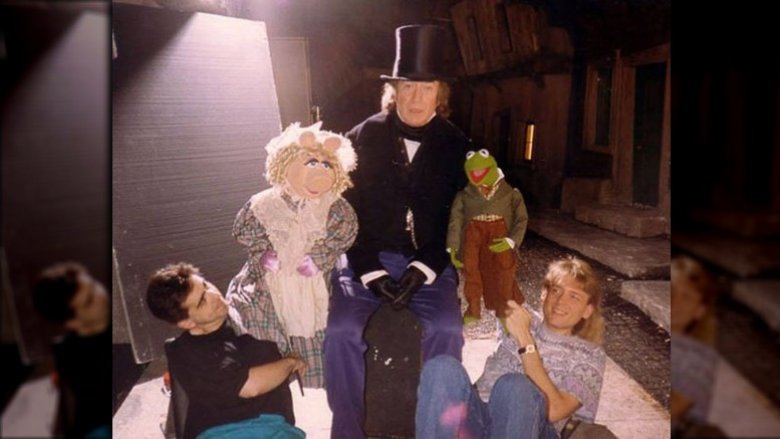 Muppet Christmas Carol set photo